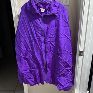 Jeste Vibrant Purple Windbreaker Jacket 3XL